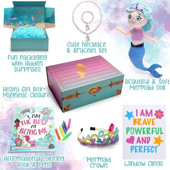 The Memory Building Company Toy - Large Mermaid Surprise Box - Picture 2 of 8